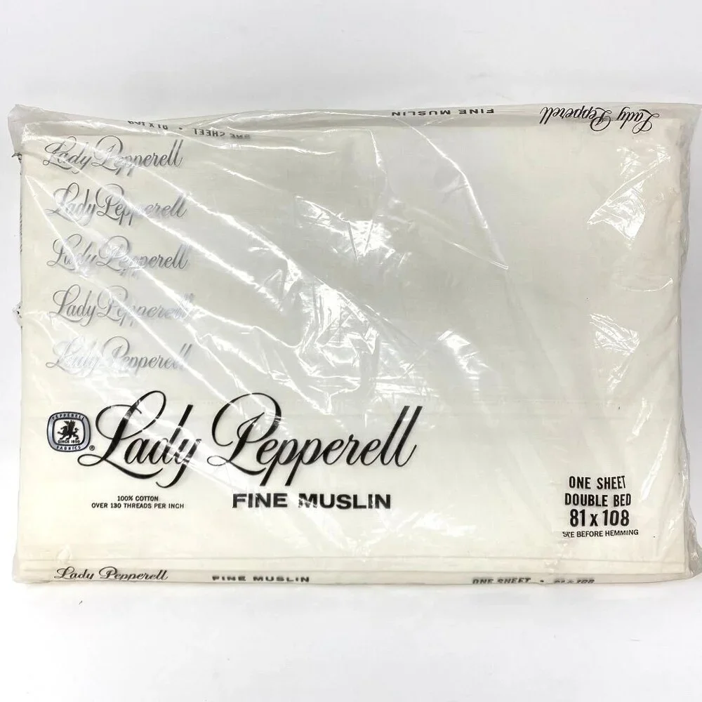 Vintage Lady Pepperell One Sheet Double Bed 81